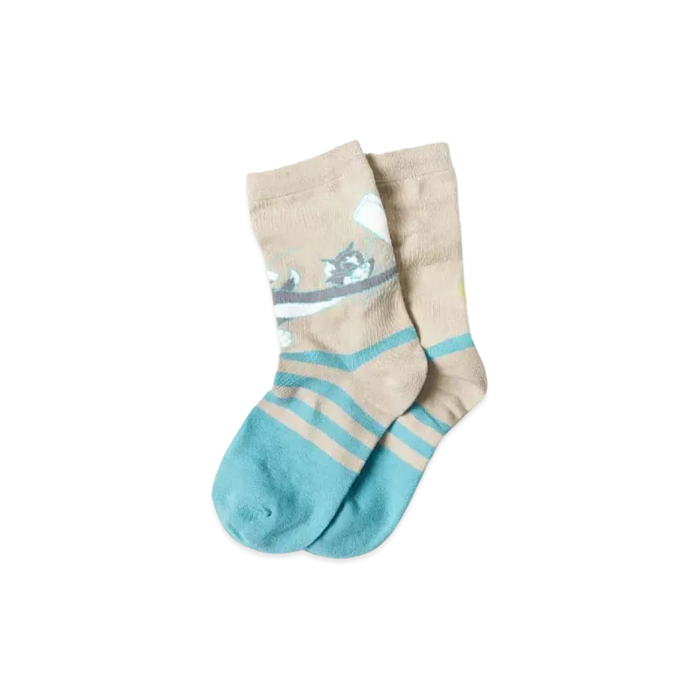 graniph x Tom and Jerry Homerun Middle Socks "Multi"