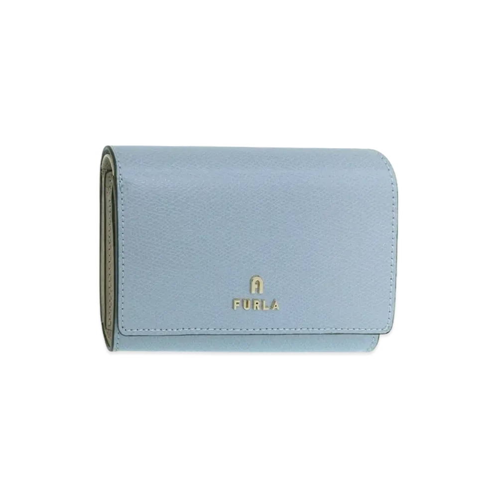 FURLA Camelia M Compact Wallet Flap "Blue"