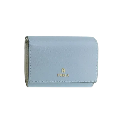 FURLA Camelia M Compact Wallet Flap "Blue"