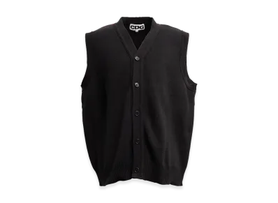 COMME des GARCONS CDG Oversized Cardigan Vest "Black"