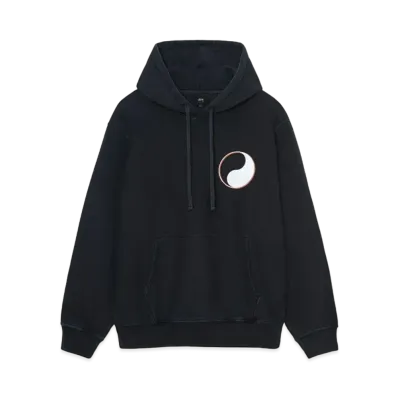 Stussy x Our Legacy Drop Shadow Pigment Dyed Hoodie "Black"