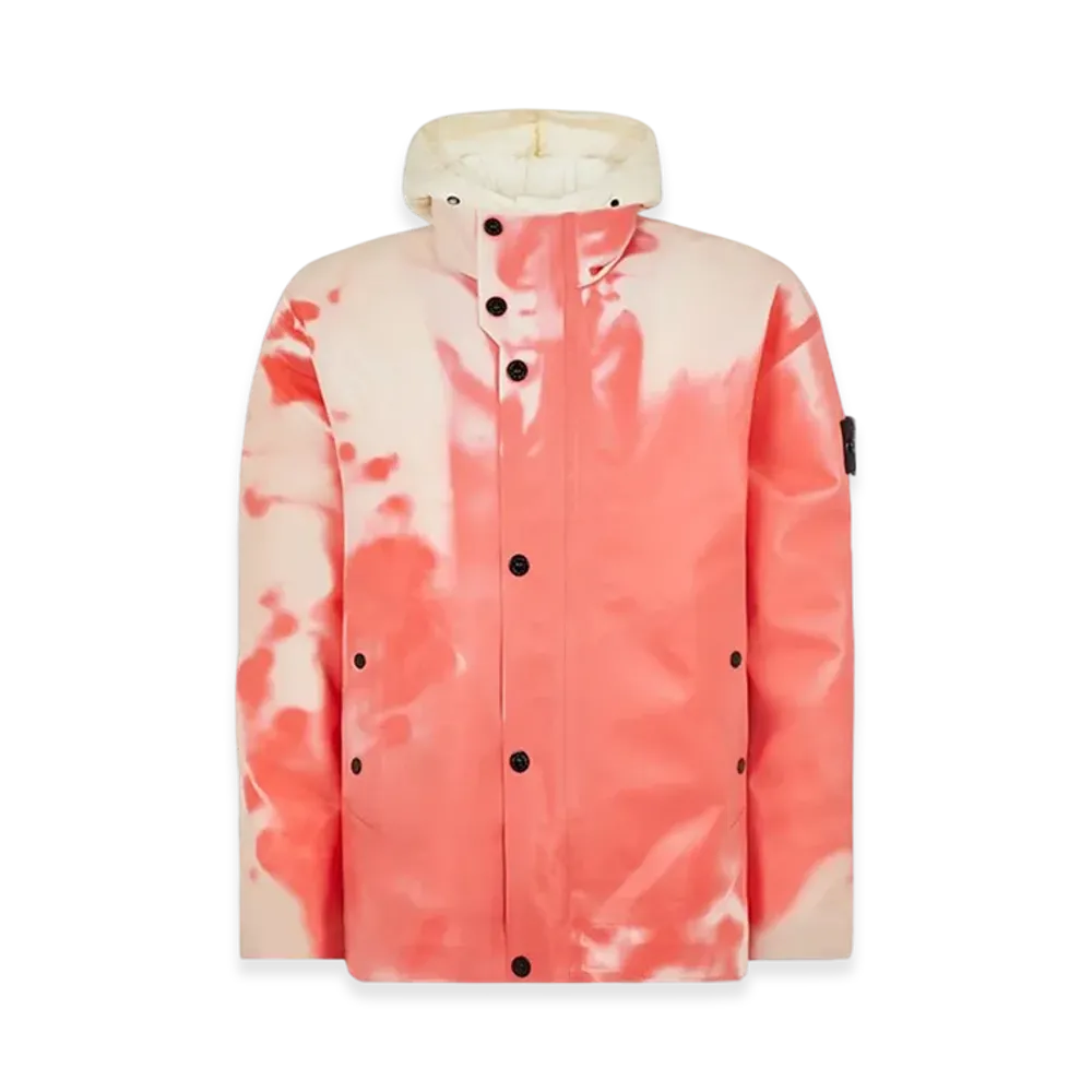 Stone Island 43899 Garment Dyed Down 26GR X SQM-N Poly Strata Ice Jacket - 23FW "Stucco"
