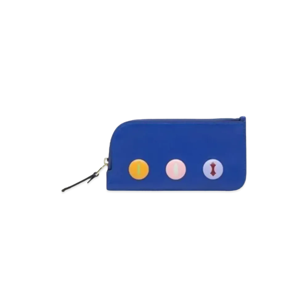 DELVAUX x Kasper Bosmans Zipped Card Holder Stargazer "Outremer/Multicolour"