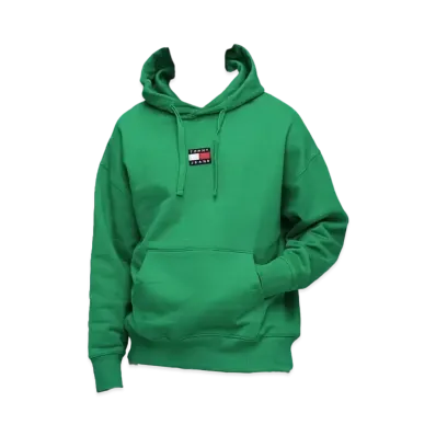 TOMMY HILFIGER TJM Tommy Badge Hoodie "Green"