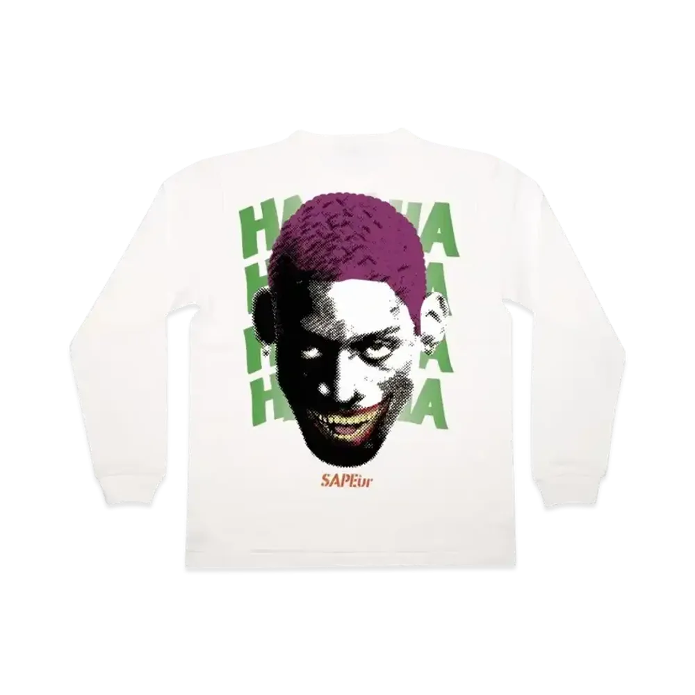 SAPEur Harlequin 2025 Kid's Online Limited Order L/S Tee "White"