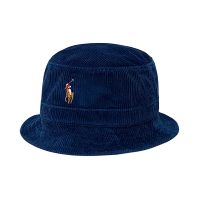 Polo Ralph Lauren Corduroy Bucket Hat "Blue"