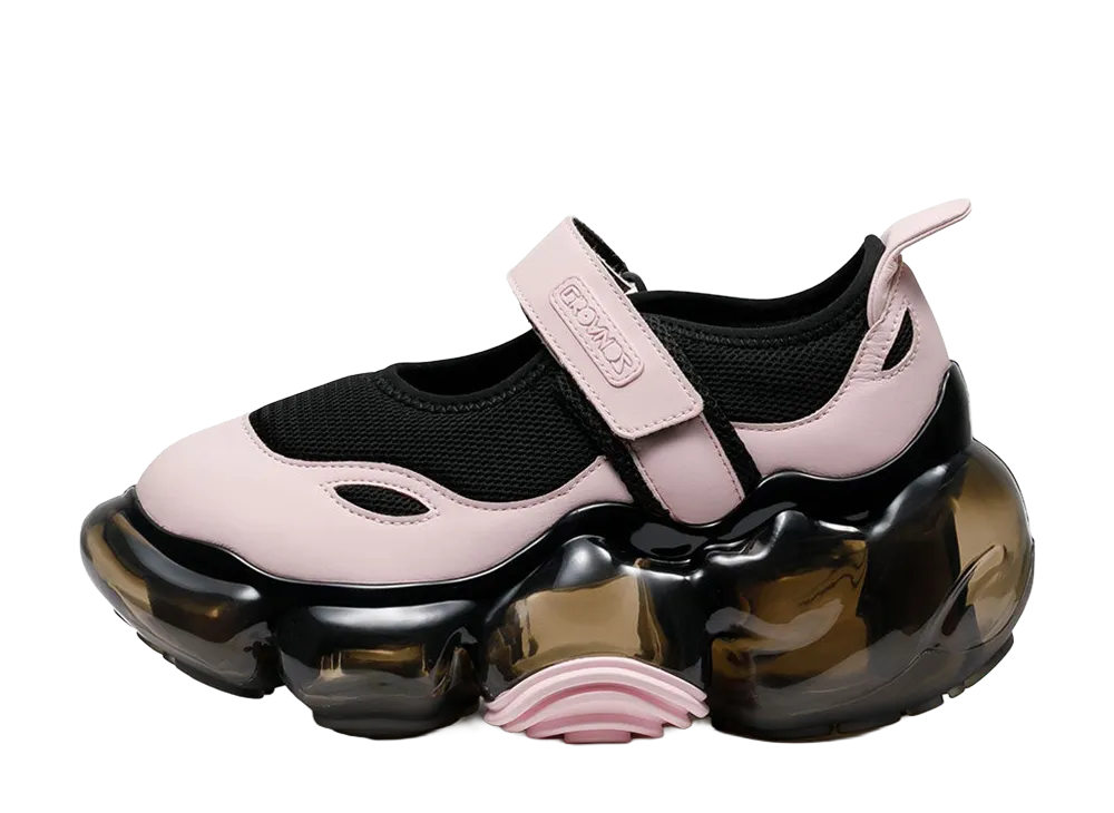 grounds Women's MOOPIE MARY JANE "Black Strawberry/Black"