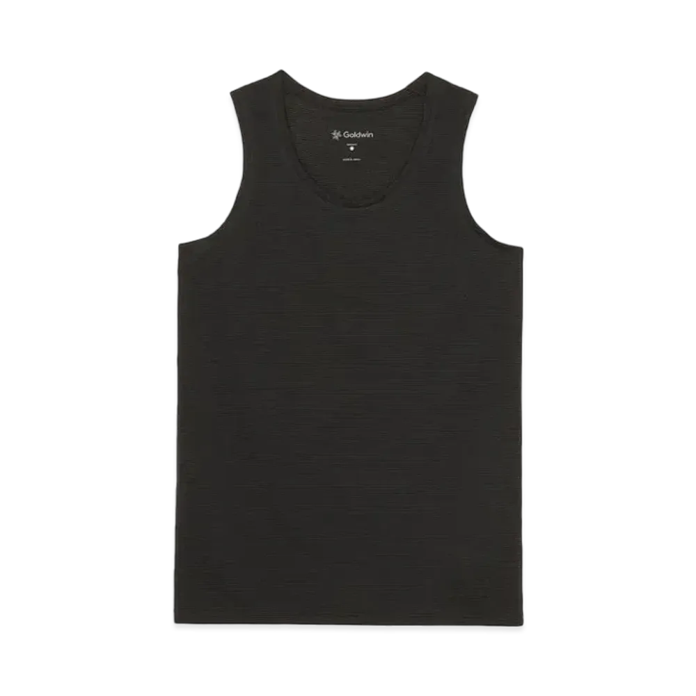 Goldwin Wool Blend Mesh Tank (C3 fit / Ladies) "Black"