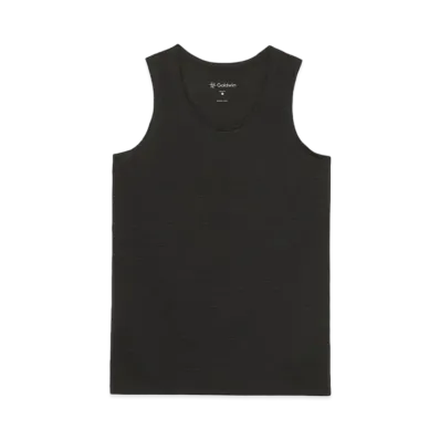 Goldwin Wool Blend Mesh Tank (C3 fit / Ladies) "Black"