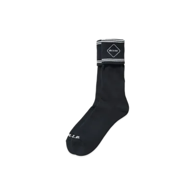F.C.Real Bristol Cuff Socks "Black"