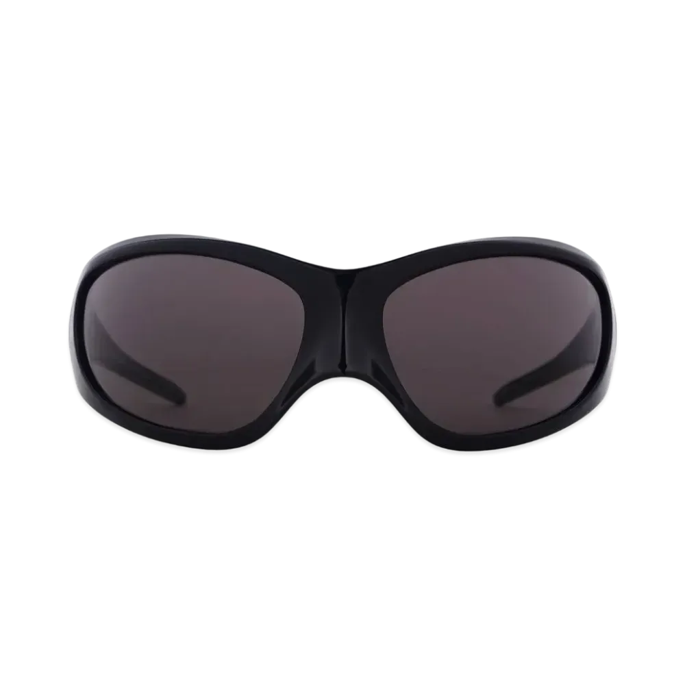 BALENCIAGA BB0252S-001 Front: "Black" Temple: "Black" Lens: "Gray"