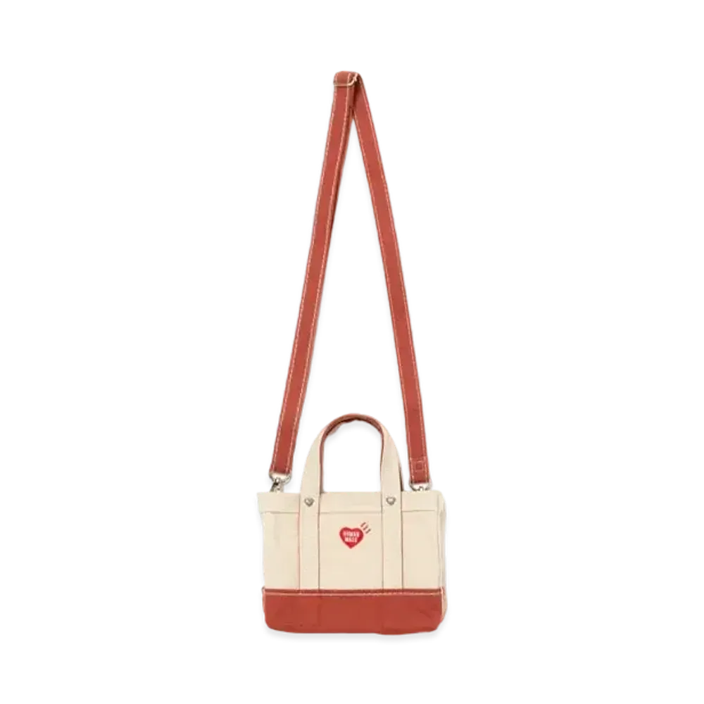 HUMAN MADE Heavy Canvas Mini Shoulder Tote "Orange"