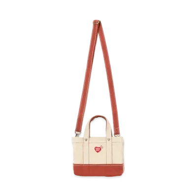HUMAN MADE Heavy Canvas Mini Shoulder Tote "Orange"