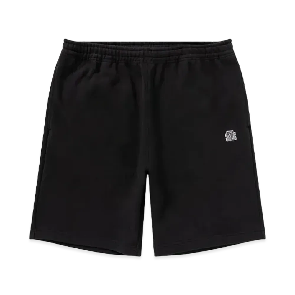 Black Eye Patch Small OG Label Sweat Shorts "Black"