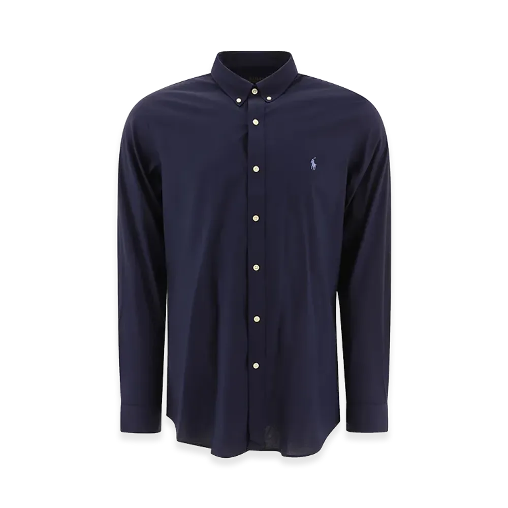 Polo Ralph Lauren Slim-Fit Stretch Poplin Shirt "Navy"