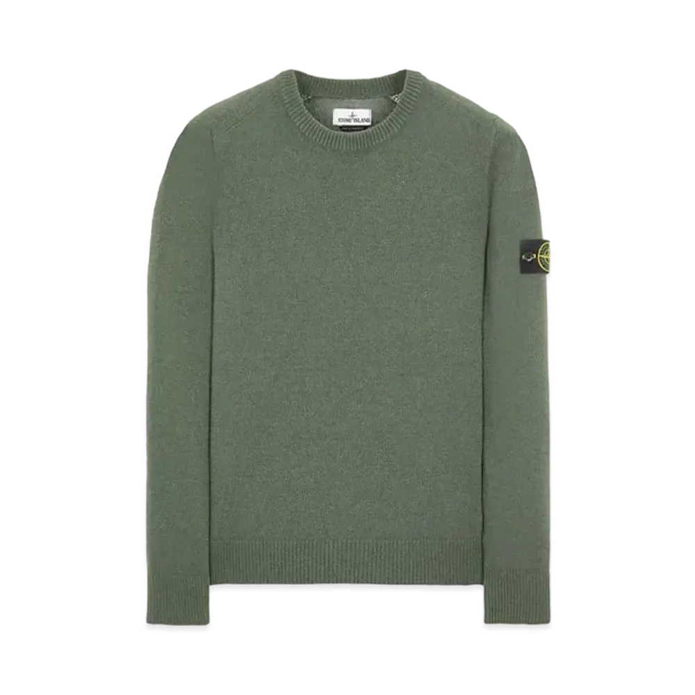 Stone Island 535A3 LAMBSWOOL "Sage Green"