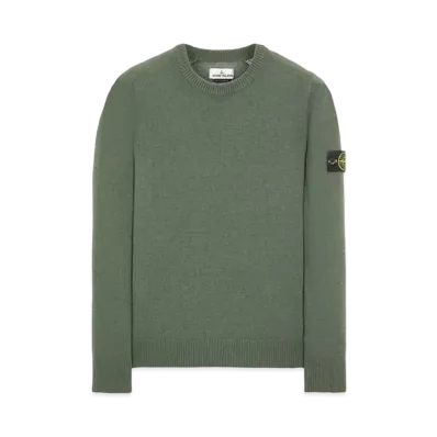Stone Island 535A3 LAMBSWOOL "Sage Green"