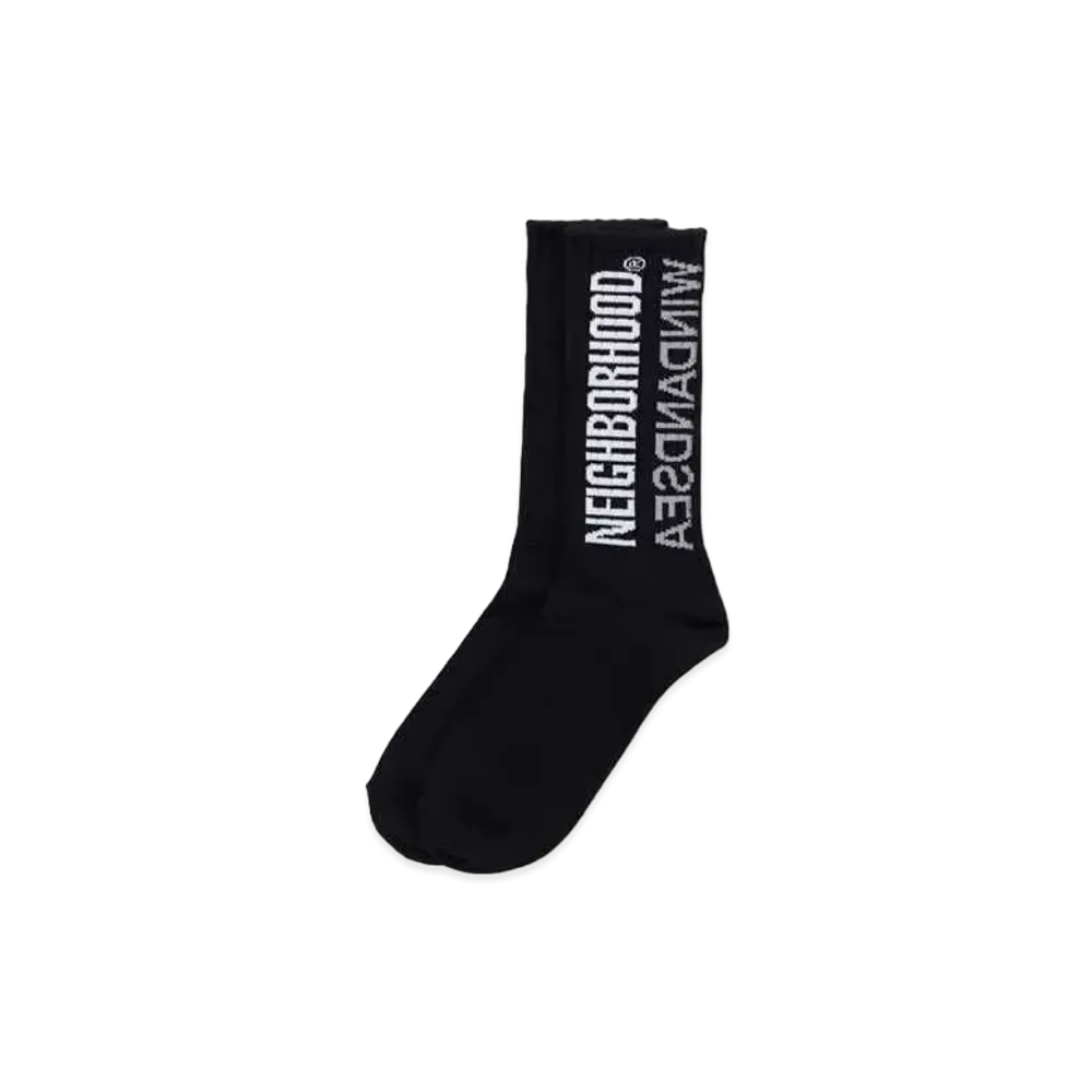 NEIGHBORHOOD WIND AND SEA NHWDS / CA-SOCKS "Black"