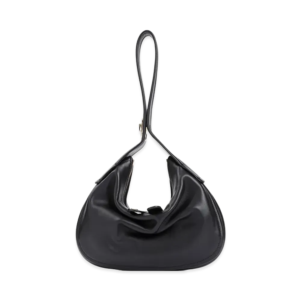 Valentino Garavani Women's Go-Hobo Small Leather Bag "Nero"