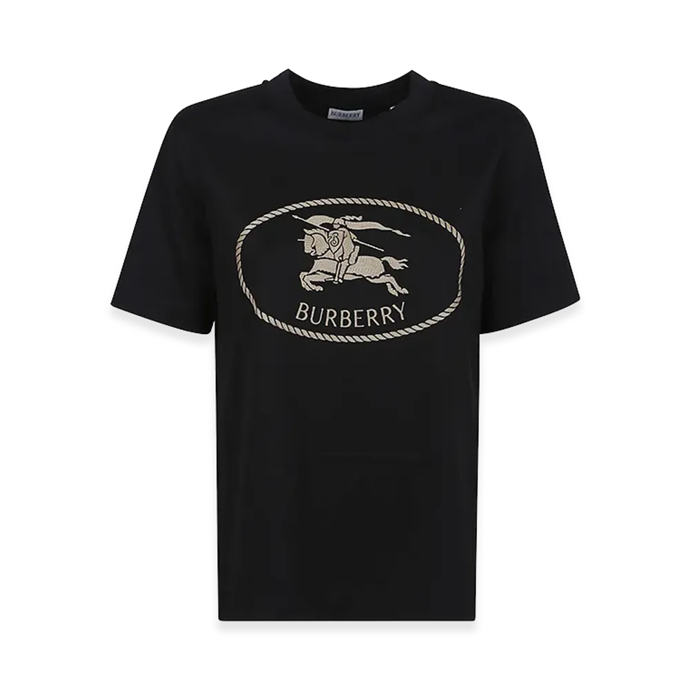 Burberry Women's Cotton T-Shirt "Black"