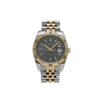 ROLEX Datejust Turn-O-Graph "Gray/Stainless Steel/Yellow Gold"