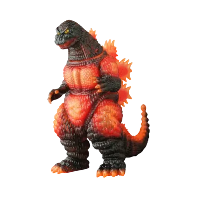 MEDICOM TOY / Marmit "GODZILLA VINYL WARS EX" Death Goji (Orange Clear Molding)