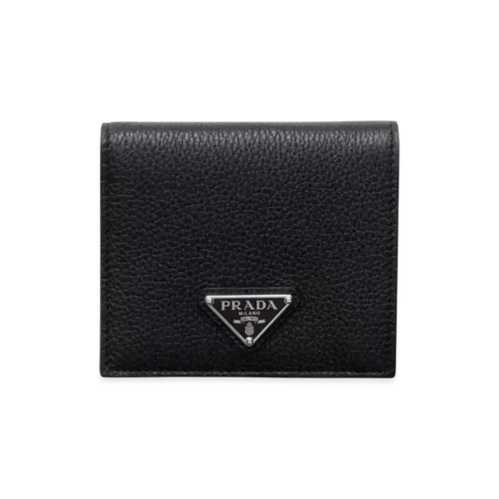 PRADA Leather Wallet "Black"