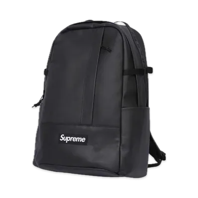 Supreme Leather Backpack "Black"