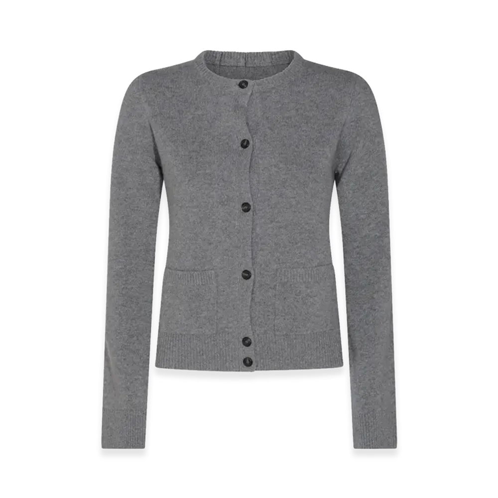 MM6 Maison Margiela Women's Wool Blend Cardigan "Grey"