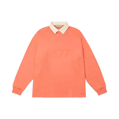 FEAR OF GOD ESSENTIALS Henley Rugby "Coral"