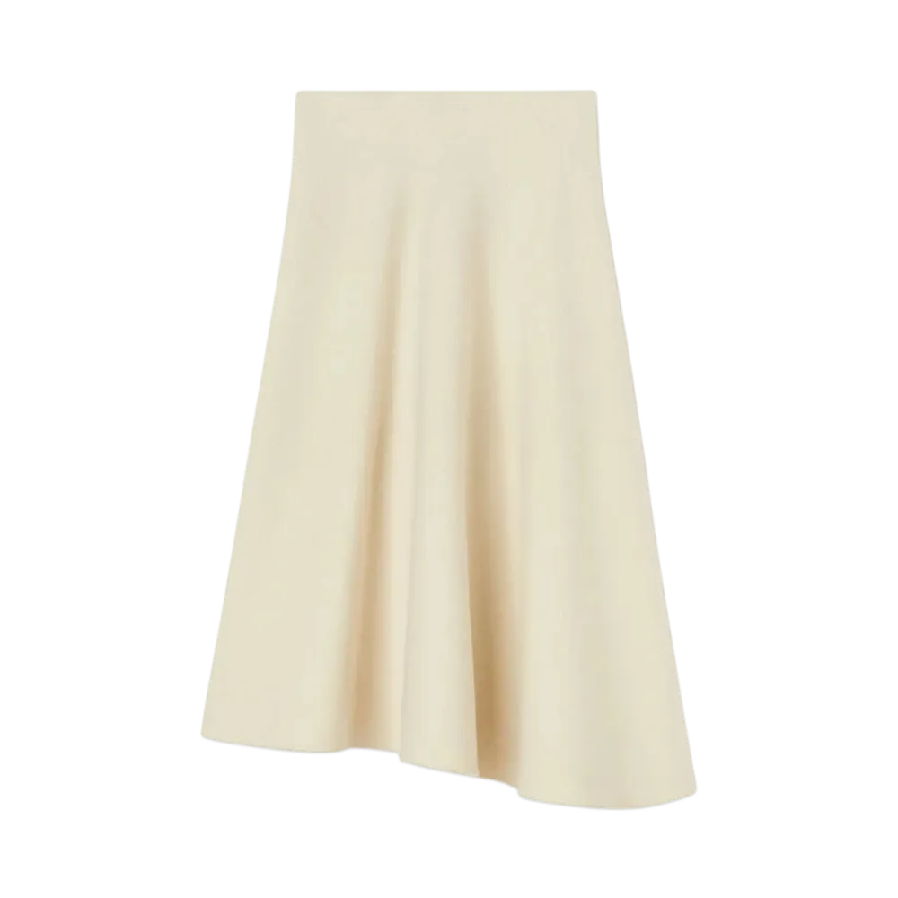 Jil Sander Women's Asymmetrical Skirt "Corn Silk"