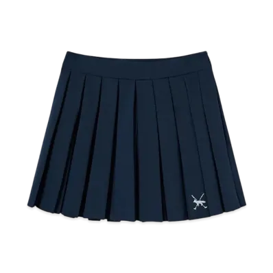 Maison Kitsune Golf Spring Basic Pleated Skirt "Navy"
