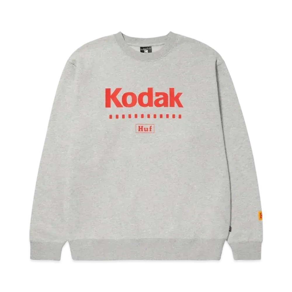 HUF x KODAK Golden Hour Crewneck "Ash"