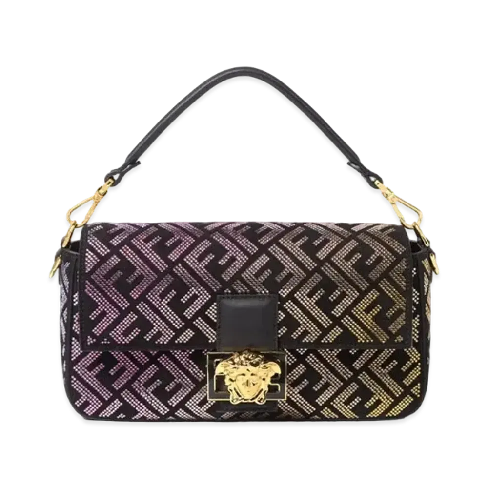 FENDI x Versace Fendace Baguette Shoulder Bag
