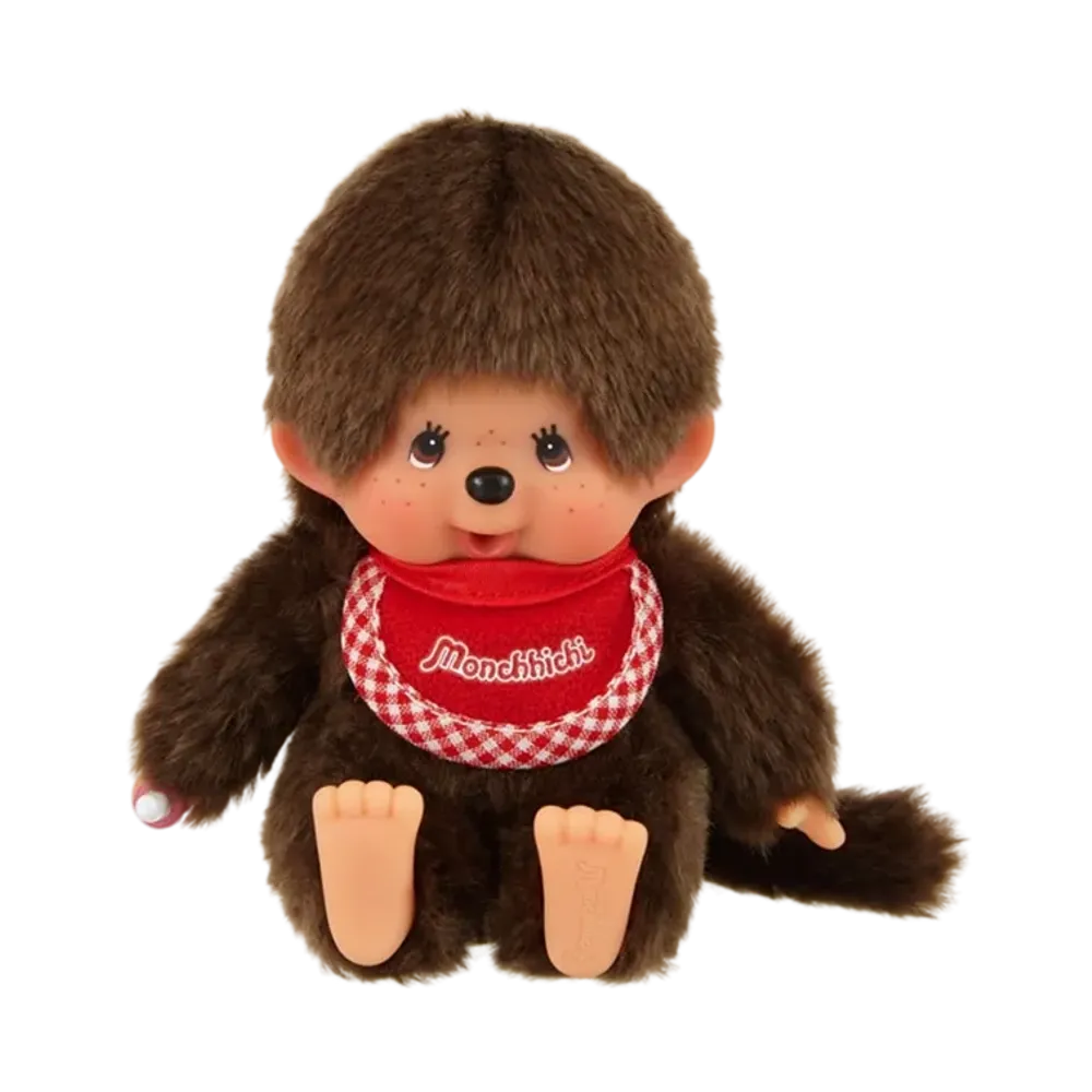 Sekiguchi "Premium Standard" Monchhichi SS Size Brown Boy Sitting