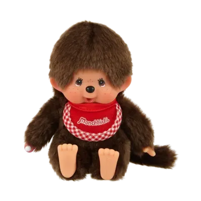 Sekiguchi "Premium Standard" Monchhichi SS Size Brown Boy Sitting