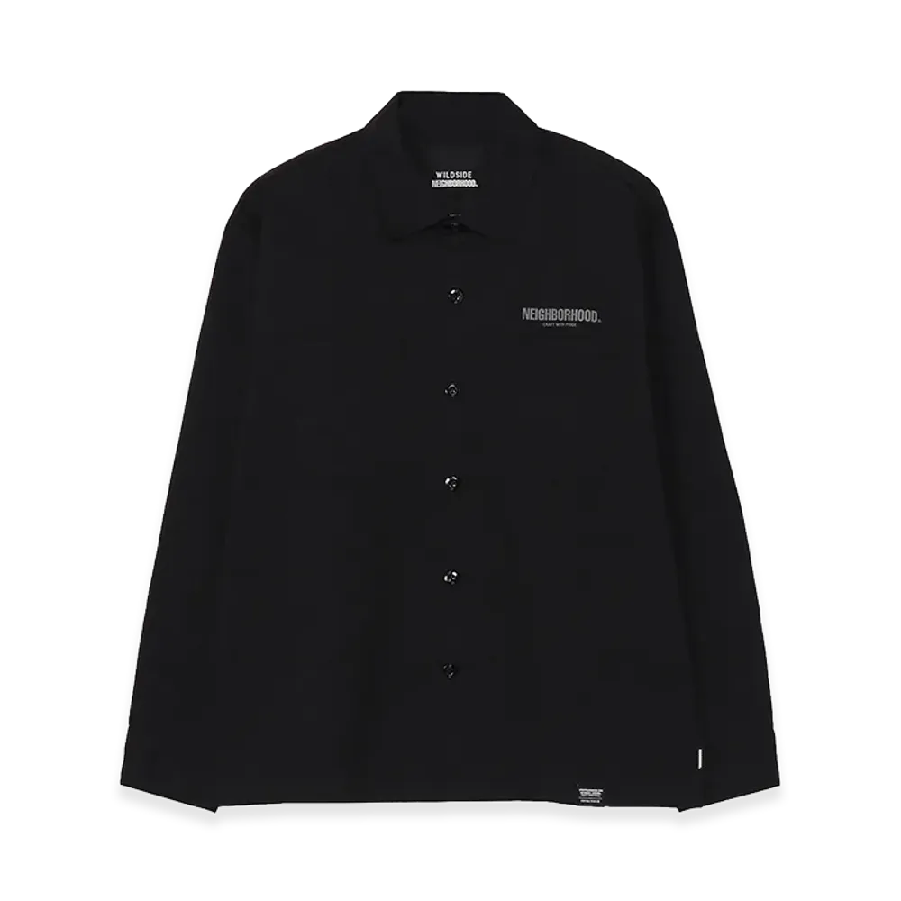 WILDSIDE YOHJI YAMAMOTO x NEIGHBORHOOD Classic Work Shirt LS "Black"