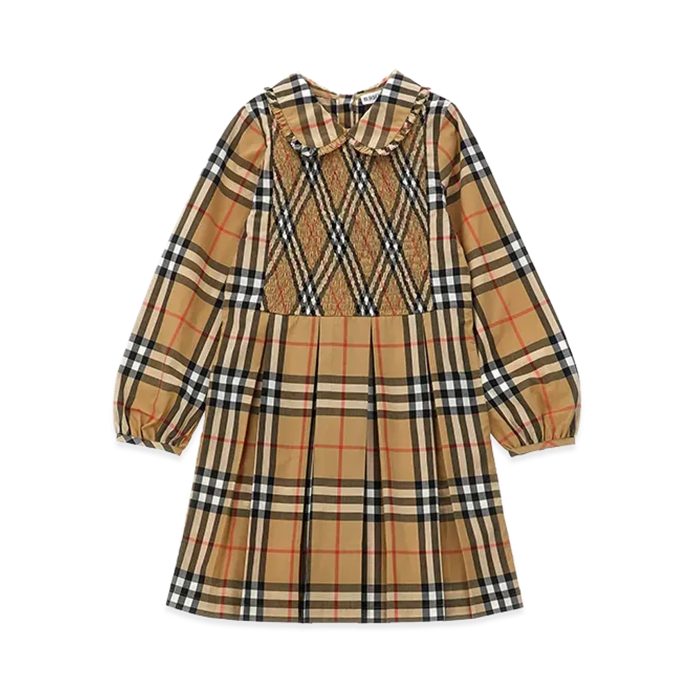 Burberry Kids Ida Dress "Beige"