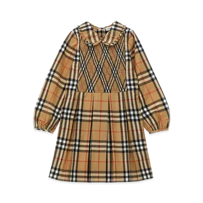 Burberry Kids Ida Dress "Beige"