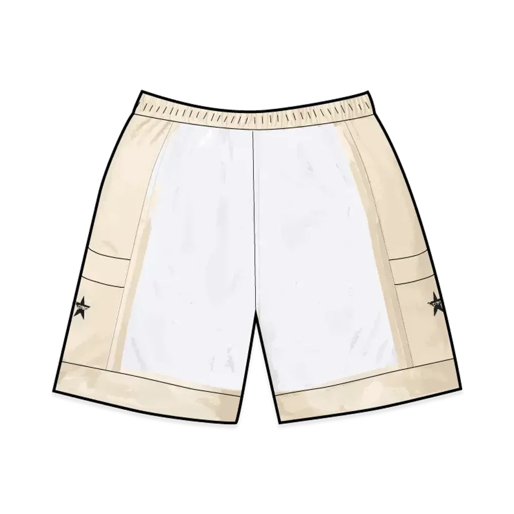 Supreme Side Pocket Basketball Short "White"