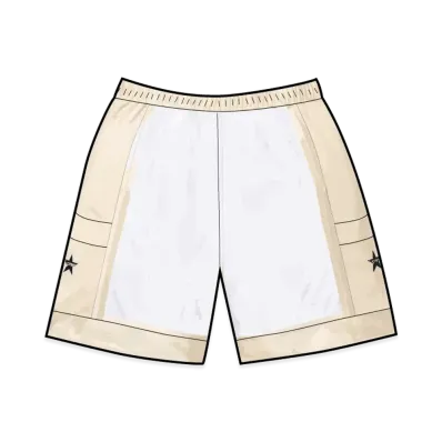 Supreme Side Pocket Basketball Short "White"