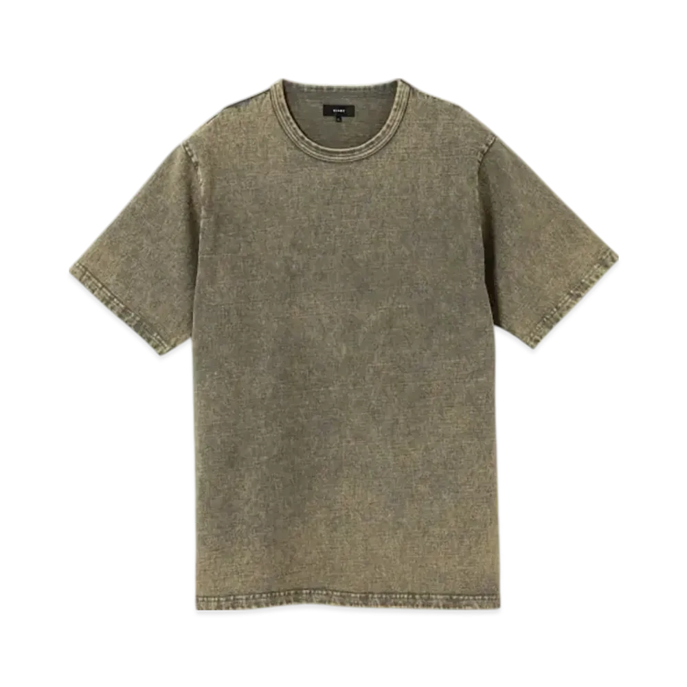 BEAMS Faded Crew Neck T-Shirt "Kinako"
