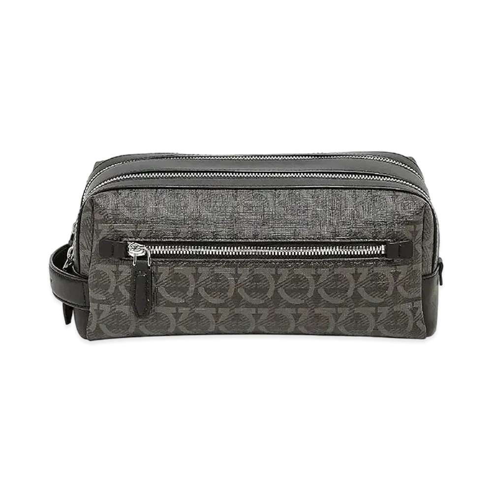 Salvatore Ferragamo Toiletary Kit "Black/Gray"