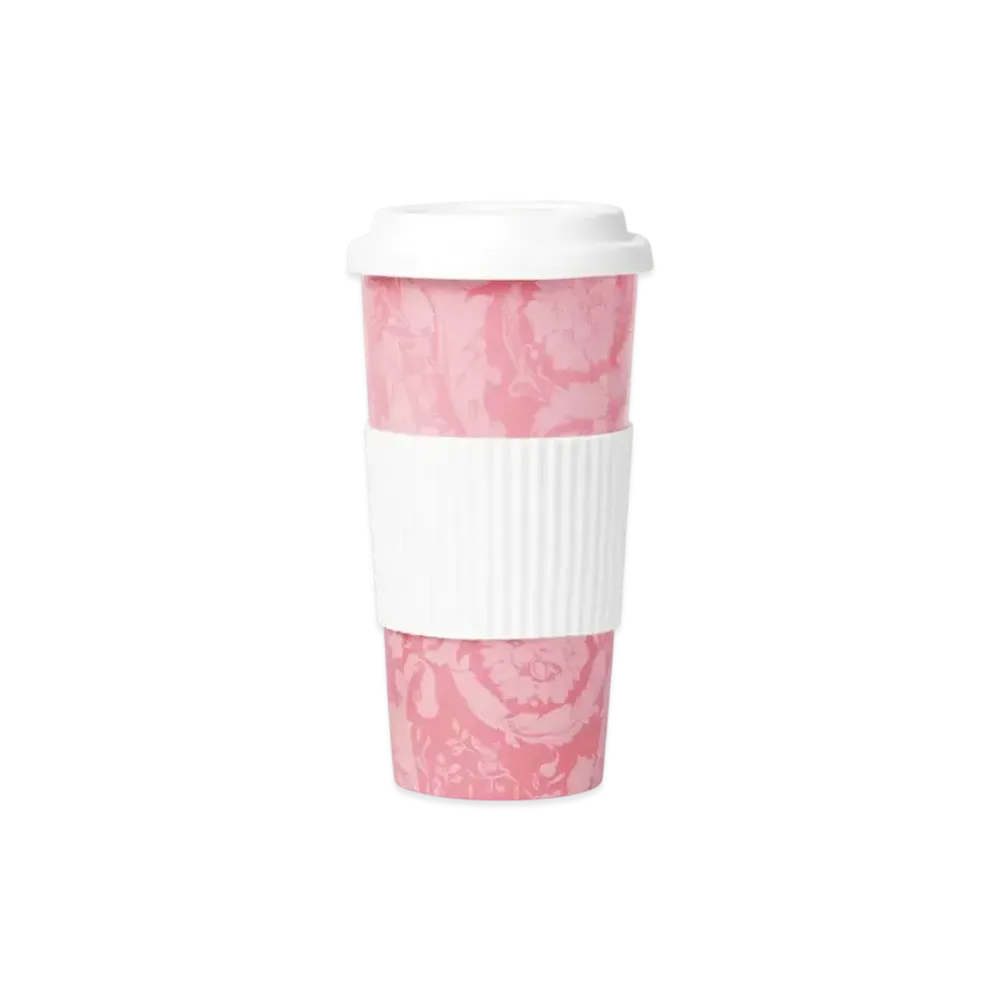 Versace Barocco Travel Mug "Pink/Print"