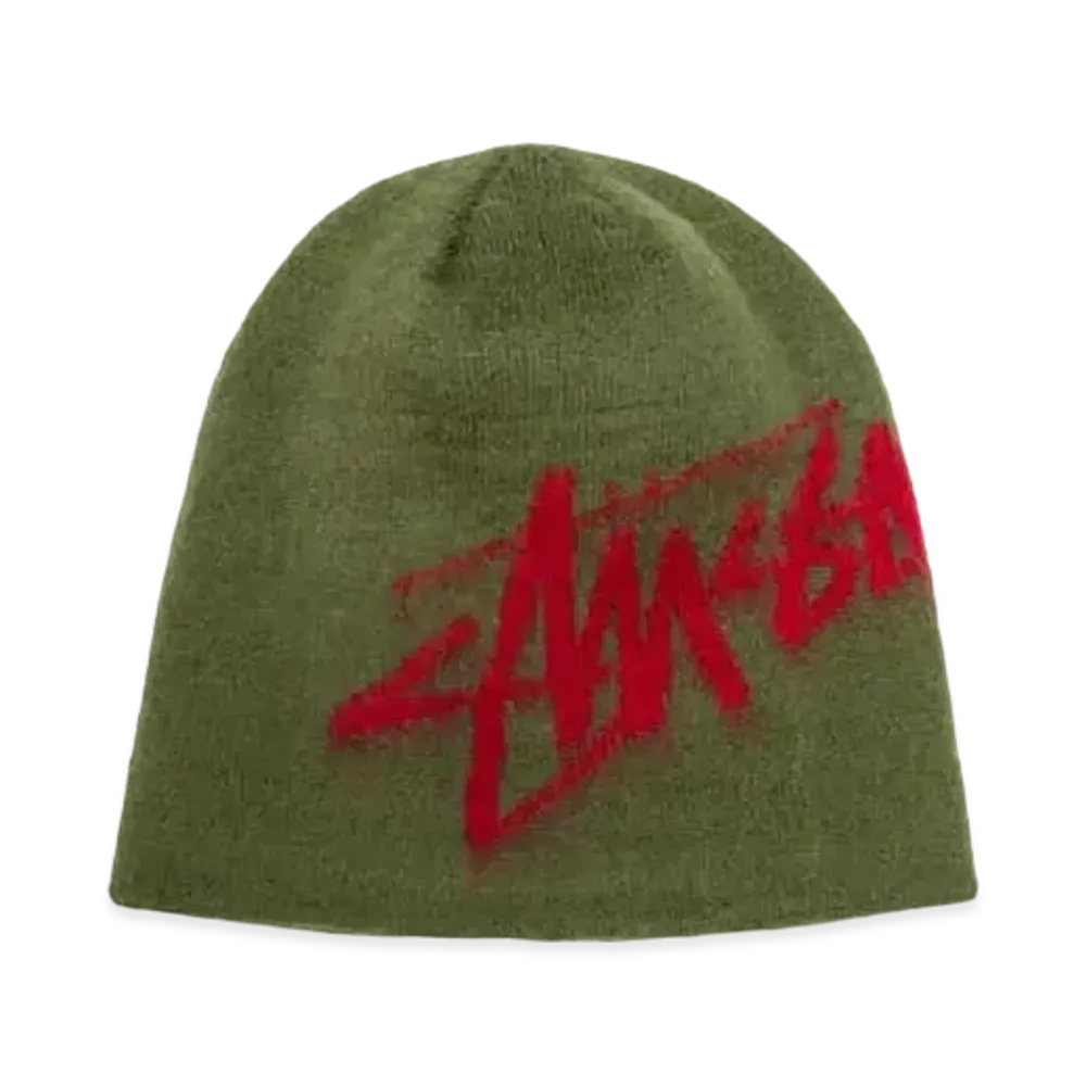 Stussy Brushed Out Stock Skullcap "Army" 