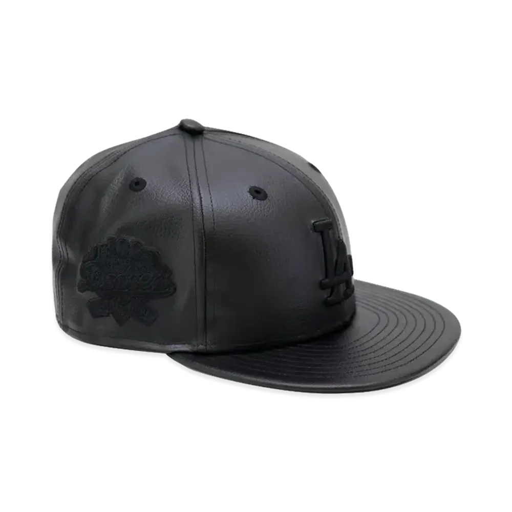 NEW ERA x THE CAP 59Fifty Refined Leather II Los Angeles Dodgers "Black"