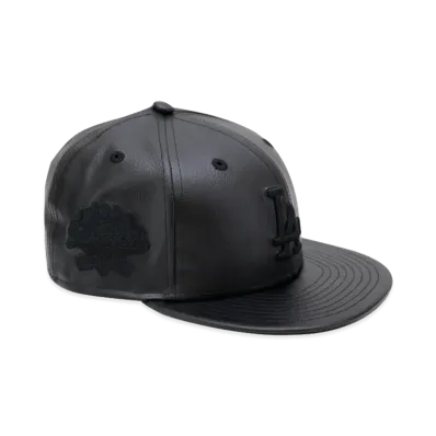 NEW ERA x THE CAP 59Fifty Refined Leather II Los Angeles Dodgers "Black"