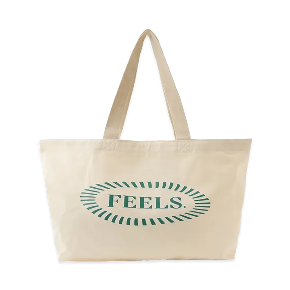 FEELS. Canvas Tote Bag "Beige"