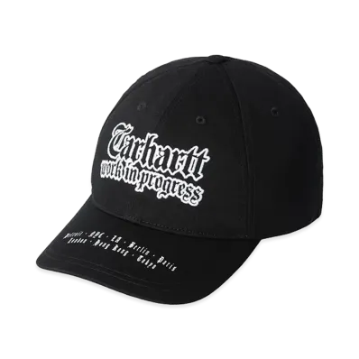 Carhartt WIP World Tour Cap "Black/White"