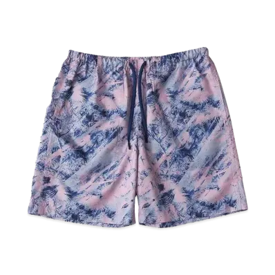 White Mountaineering JUNGLE PATTERN SHORT PANTS "NAVY/PINK"